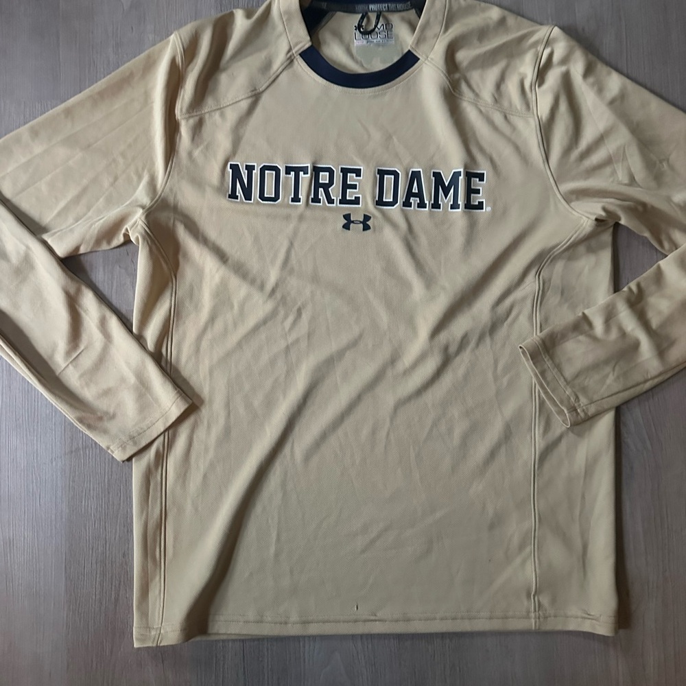 Under Armour Notre Dame Long Sleeve Tee